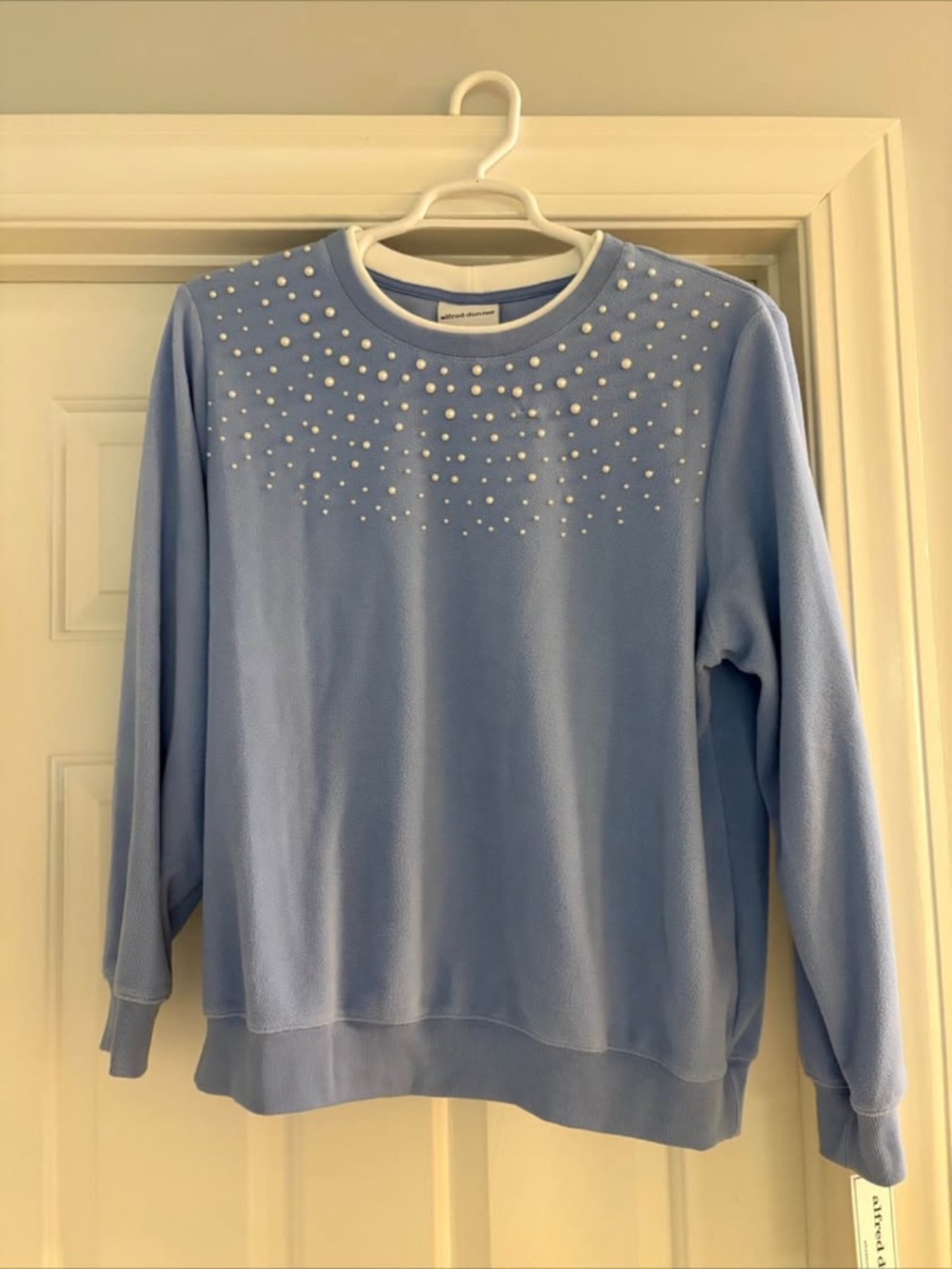 Alfred Dunner Embellished Fleece Top